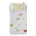 Set beddengoed HappyFriday Le Petit Prince Son monde Multicolour Wieg voor baby's 2 Onderdelen