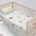 Bettwäsche-Set HappyFriday Le Petit Prince Son monde Bunt Babybettchen 2 Stücke