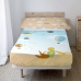 Bedding set HappyFriday Le Petit Prince Montgolfiere Multicolour Single 2 Pieces