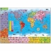 Puzle un domino komplekts Orchard World Map (FR)