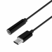 Adaptador USB Aisens A109-0385 15 cm Preto (1 Unidade)