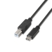 USB-C - USB B kabelis Aisens A107-0054 Juoda 2 m (1 vnt.)