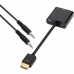 Adapter HDMI na SVGA z Audio Aisens A122-0126 Czarny 10 cm