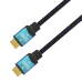Kabel HDMI Aisens A120-0355 0,5 m Svart/Blå 4K Ultra HD