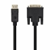 DisplayPort-Kabel zu DVI Aisens A125-0463 Schwarz 3 m