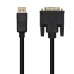 DisplayPort-Kabel zu DVI Aisens A125-0463 Schwarz 3 m