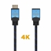 HDMI Kábel Aisens A120-0452 Fekete Fekete/Kék 1 m