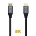 HDMI Kábel Aisens A150-0426 Fekete Fekete/Szürke 1 m