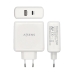 USB-oplader væggen Aisens ASCH-2PD45A-W Hvid 57 W USB-C (1 enheder)