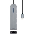 Hub USB Aisens ASUC-5P003-GR Gri 100 W (1 Unități)
