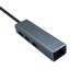 USB Hub Aisens A106-0401 Siva (1 kosov)