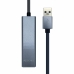 Hub USB Aisens A106-0401 Grigio (1 Unità)