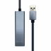 Hub USB Aisens A106-0401 Siva (1 kom.)