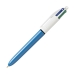 Penna Bic 982866 Azzurro 4 colori Ricaricabile