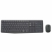 Tastatur med Trådløs Mus Logitech 920-007919 Grå Spansk Qwerty QWERTY