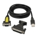 Adapter USB na RS232 NANOCABLE 10.03.0002 1,8 m Czarny 1,8 m