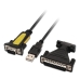 Adapter USB na RS232 NANOCABLE 10.03.0002 1,8 m Czarny 1,8 m