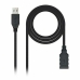 USB 3.0 A til USB A Kabel NANOCABLE 10.01.0902BK 2 m Svart