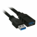 Cablu USB 3.0 A la USB A NANOCABLE 10.01.0902BK 2 m Negru