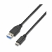 Cable NANOCABLE 10.01.4001 Negro 1 m