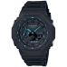 Relógio masculino Casio GA-2100-1A2ER Digital Analógico Preto