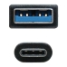 USB - Mini USB kabelis NANOCABLE 10.01.4001-L150 (1,5M) Juoda