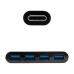 USB-C – USB Adapter NANOCABLE 10.16.4401-BK (10 cm) 10 cm
