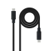 Kabel USB-C NANOCABLE 10.01.4102 Czarny 2 m (1 Sztuk)