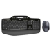 Ασύρματο Πληκτρολόγιο και Ποντίκι Logitech 920-002437 Μαύρο Ισπανικό Qwerty QWERTY