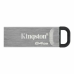 Memoria USB Kingston DTKN/64GB Nero Argentato 64 GB