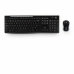 Tastatur med Trådløs Mus Logitech 920-004513 Svart Spansk Qwerty QWERTY