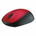 Ratón Inalámbrico Logitech LGT-M235R Rojo Negro/Rojo