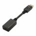 Adaptor DisplayPort la HDMI NANOCABLE 10.16.0502 15 cm Negru