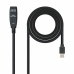 USB Extension Cable TooQ 10.01.0311 Black 5 m