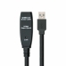 USB jatkojohto TooQ 10.01.0311 Musta 5 m
