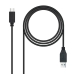 Cabo USB A para USB-C NANOCABLE 10.01.4002 Preto 2 m (1 Unidade)