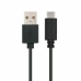 USB A til USB-C Kabel NANOCABLE 10.01.2103 Svart 3 m