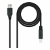 Cable USB NANOCABLE 10.01.0802-BK Negro