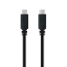 Cable USB-C NANOCABLE USB 2.0, 2m Negro 2 m