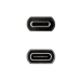 Cabo Alargador USB-C NANOCABLE 10.01.4400 Preto 50 cm (1 Unidade)