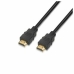 Cable HDMI NANOCABLE 10.15.3600 V2.0 4K 0,5 m Negro 50 cm