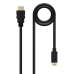 Kabel HDMI naar Mini HDMI NANOCABLE 10.15.0902 1,8 m Zwart 1,8 m