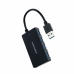 USB Hub NANOCABLE 10.16.4403 Črna