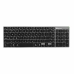 Tastatur NGS MULTI-DEVICE Schwarz Schwarz/Silberfarben Qwerty Spanisch