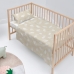 Set di Lenzuola HappyFriday Basic Kids Clouds Beige Culla Neonato 2 Pezzi