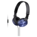 Căști cu Diademă Sony MDR-ZX310AP Albastru