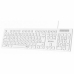 Teclado Subblim SUBKBC-0SSK51 Branco Qwerty espanhol