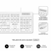 Teclado Subblim SUBKBC-0SSK51 Blanco Qwerty Español