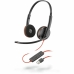 Auricolari con Microfono Plantronics Blackwire 3220 Nero