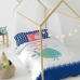 Dekbedovertrek set HappyFriday Moshi Moshi Whale Multicolour Bed van 105 2 Onderdelen